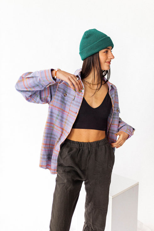 Call Me Ribbed Brami// Black